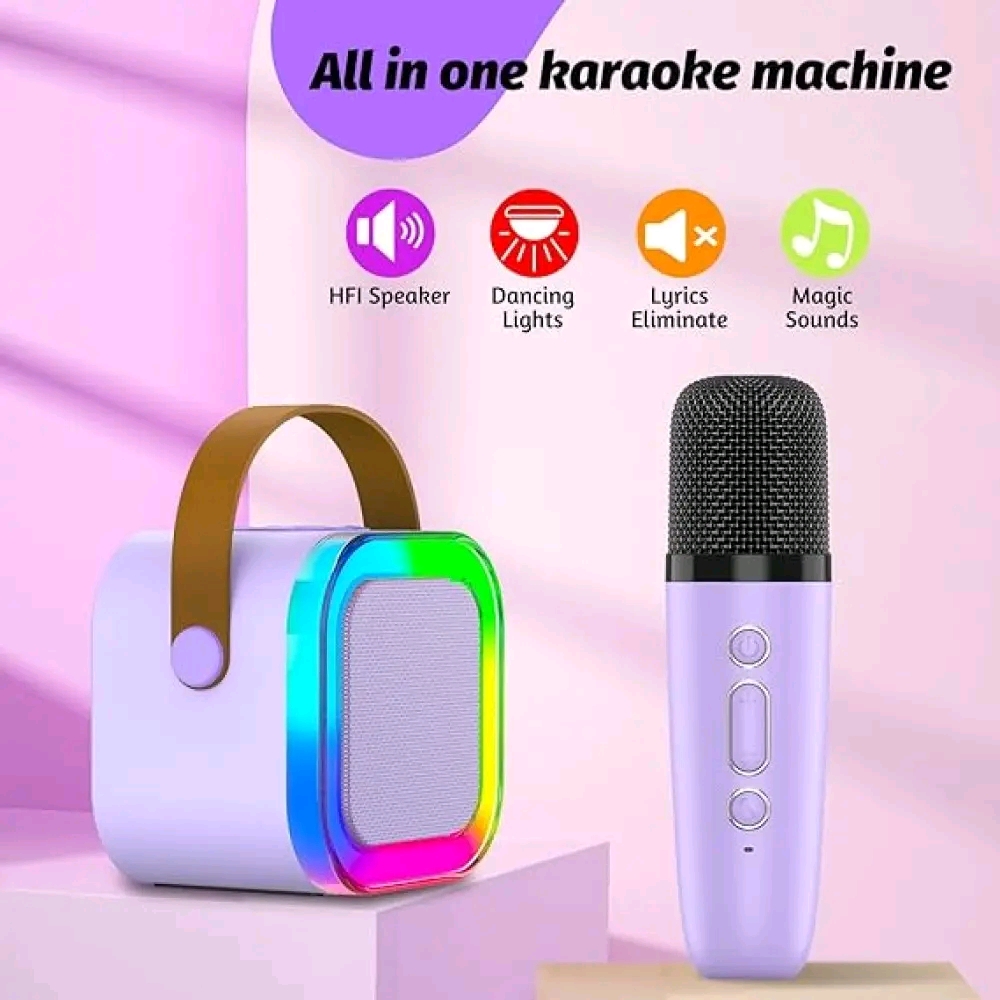 K12 Portable Karaoke Bluetooth Speaker With Microphone