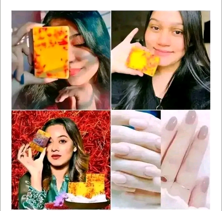 Saffron Goatmilk Soap- Hand Made❤️