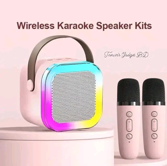K12 Wireless Portable Speaker With Microphone(🎤 2pic)
