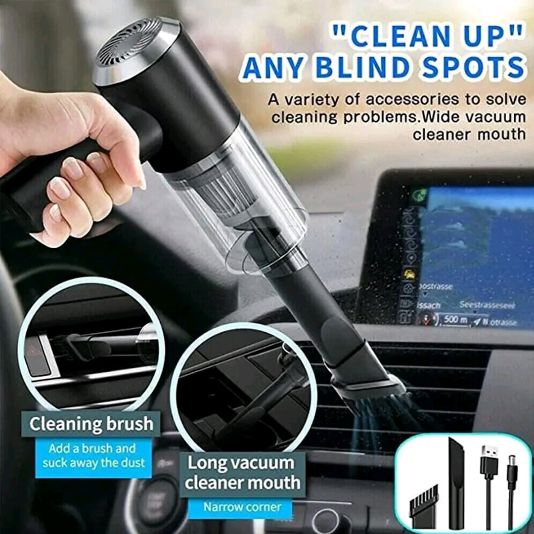 2 in 1 Portable & Rechargeable Vacuum Cleaner
