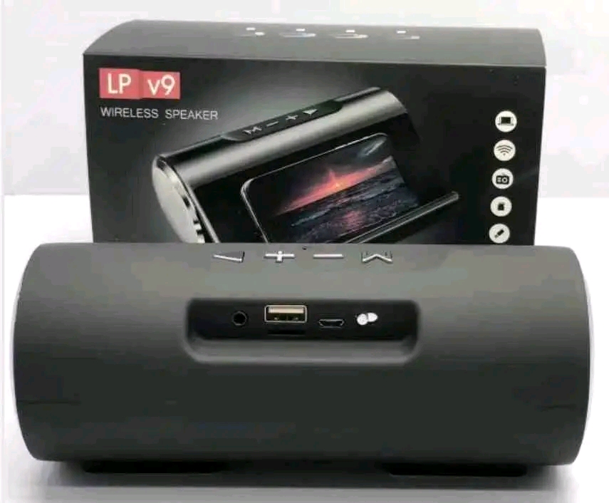 LP V9A Wireless Bluetooth Portable Speaker Super Bass with Stand Phone