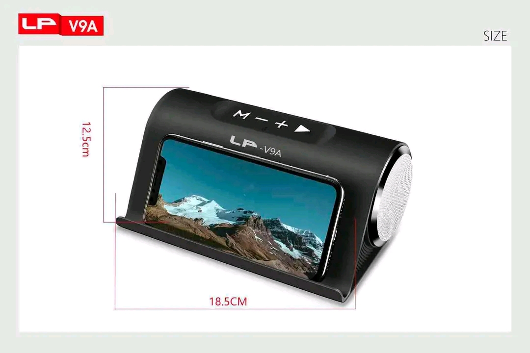 LP V9A Wireless Bluetooth Portable Speaker Super Bass with Stand Phone